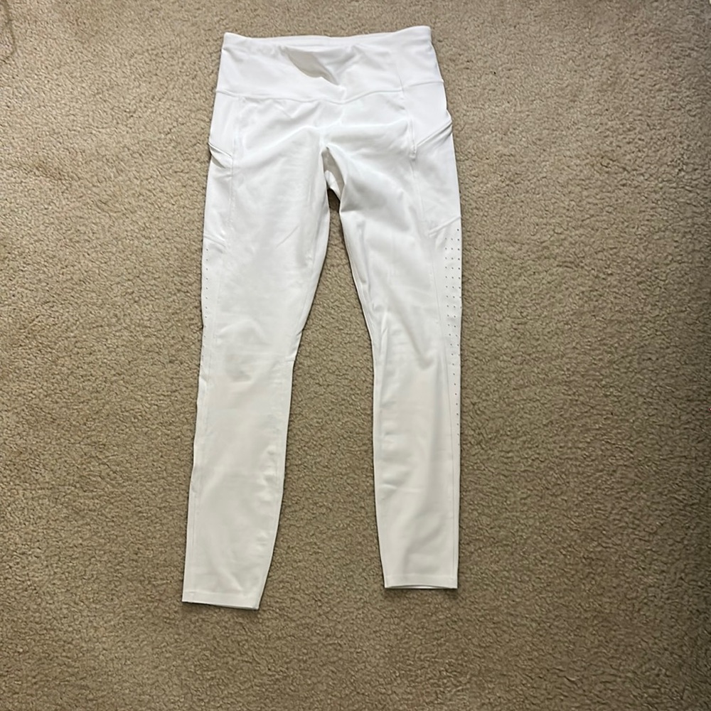 White Athleta leggings